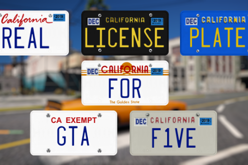 Real License Plates